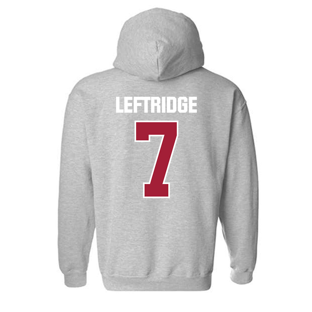 Indiana - NCAA Women's Volleyball : Hannah Leftridge - Classic Shersey Hooded Sweatshirt-1