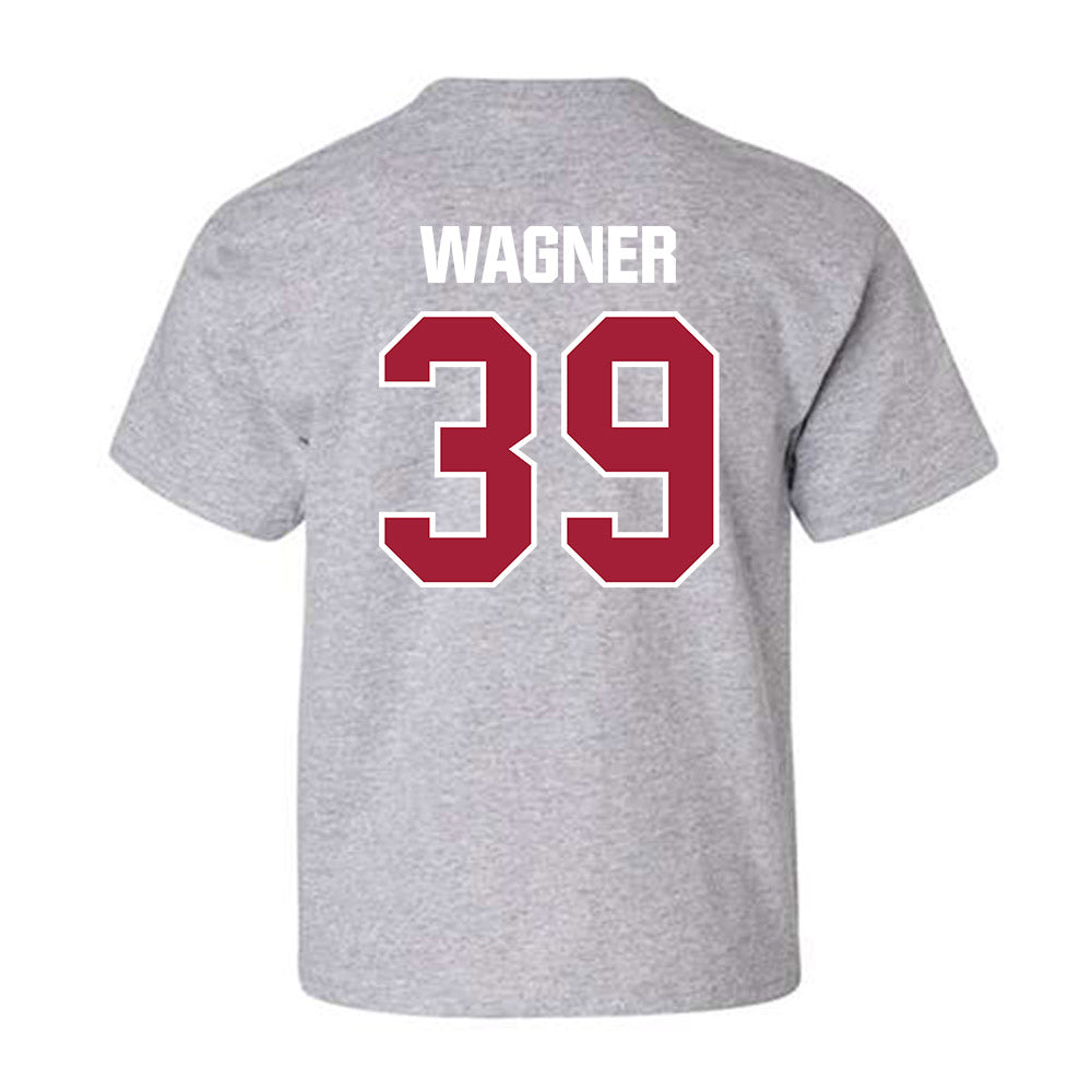 Indiana - NCAA Baseball : Nash Wagner - Classic Shersey Youth T-Shirt-1