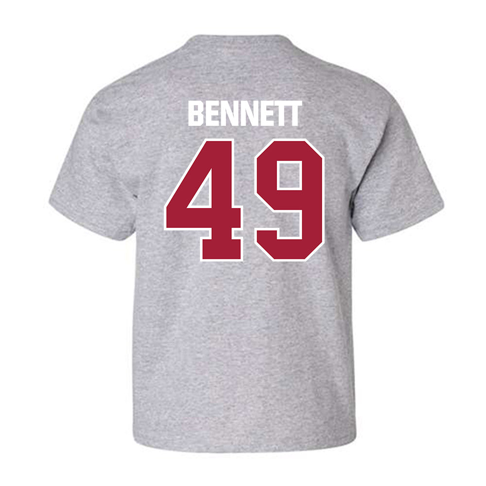 Indiana - NCAA Baseball : Eli Bennett - Classic Shersey Youth T-Shirt-1