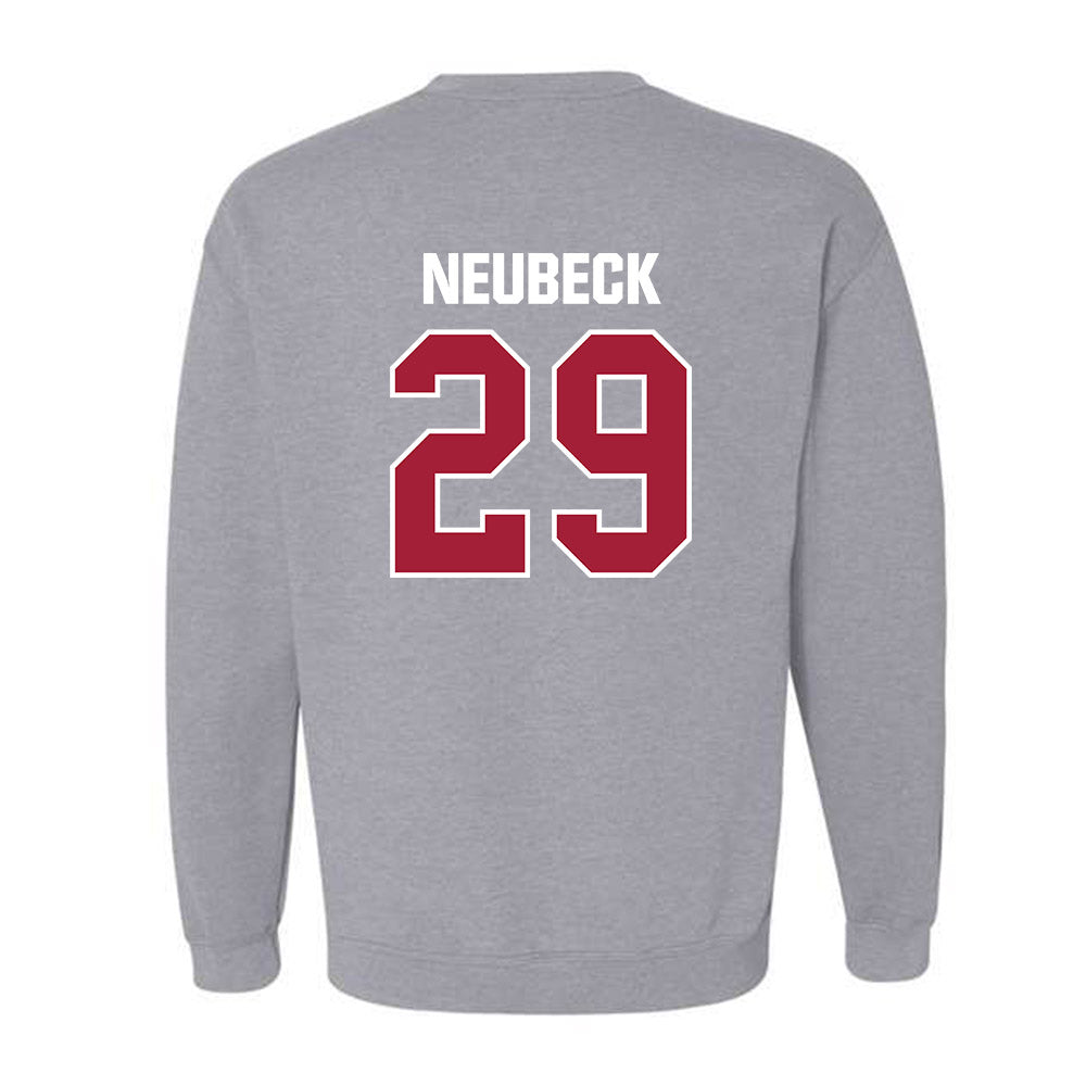 Indiana - NCAA Baseball : Tony Neubeck - Classic Shersey Crewneck Sweatshirt-1