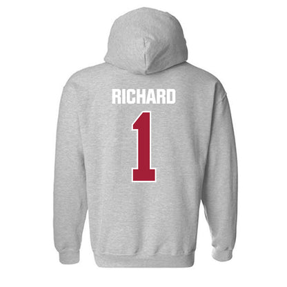Indiana - NCAA Football : Turbo Richard - Classic Shersey Hooded Sweatshirt-1