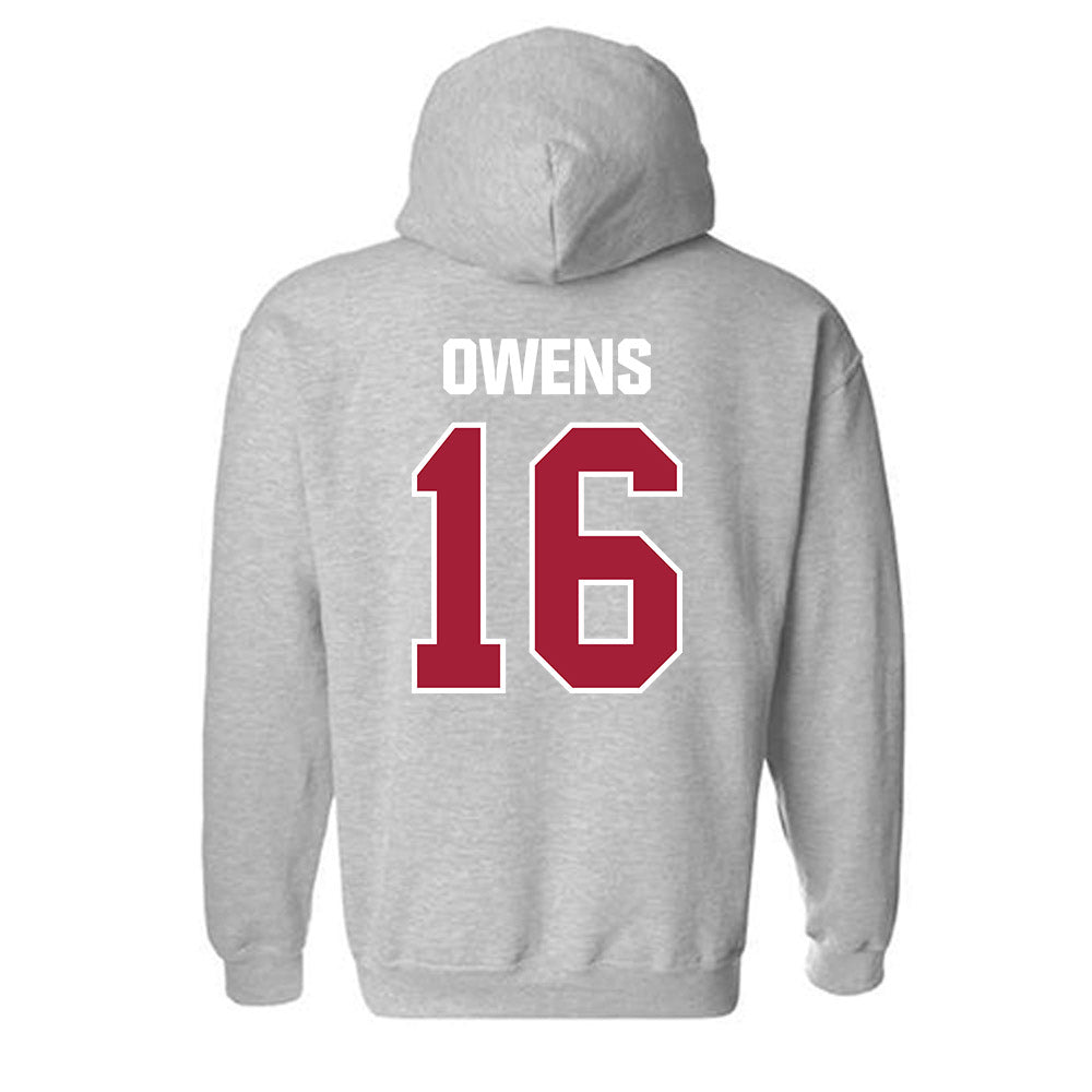 Indiana - NCAA Football : Jamar Owens - Classic Shersey Hooded Sweatshirt-1