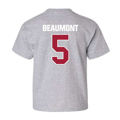 Indiana - NCAA Women's Basketball : Lenee Beaumont - Classic Shersey Youth T-Shirt-1