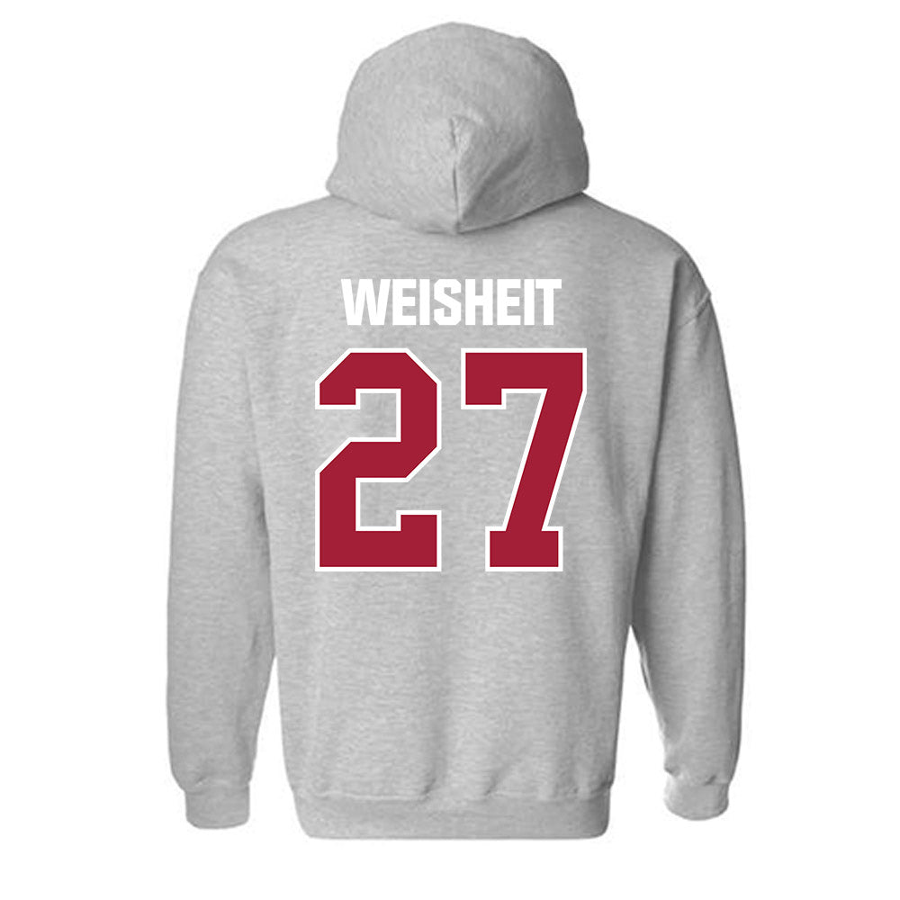 Indiana - NCAA Baseball : Clayton Weisheit - Classic Shersey Hooded Sweatshirt-1