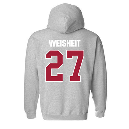 Indiana - NCAA Baseball : Clayton Weisheit - Classic Shersey Hooded Sweatshirt-1