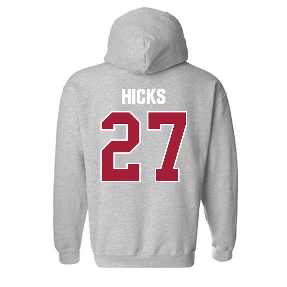Indiana - NCAA Football : Kasmir Hicks - Classic Shersey Hooded Sweatshirt-1
