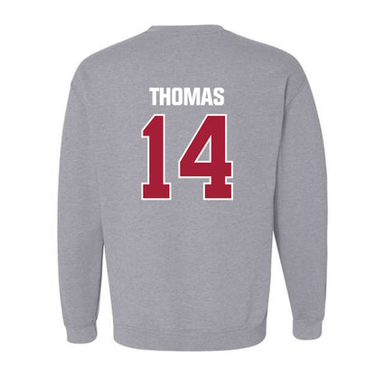Indiana - NCAA Baseball : Brayton Thomas - Classic Shersey Crewneck Sweatshirt-1