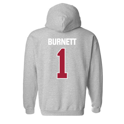 Indiana - NCAA Softball : Breezy Burnett - Classic Shersey Hooded Sweatshirt-1