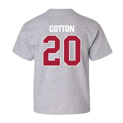 Indiana - NCAA Baseball : Logan Cotton - Classic Shersey Youth T-Shirt-1