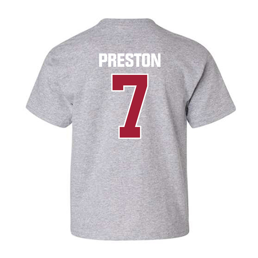 Indiana - NCAA Football : Shazz Preston - Classic Shersey Youth T-Shirt-1