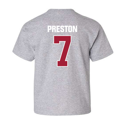 Indiana - NCAA Football : Shazz Preston - Classic Shersey Youth T-Shirt-1