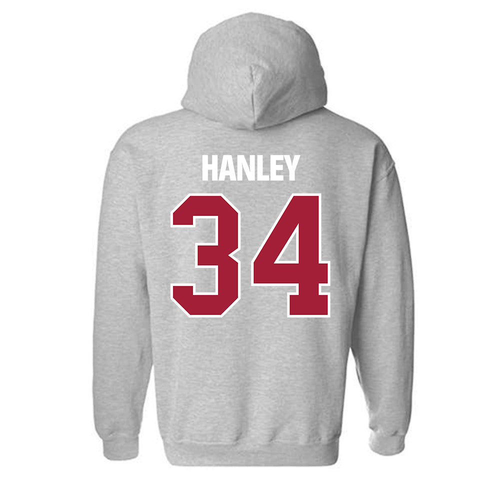 Indiana - NCAA Baseball : Jake Hanley - Classic Shersey Hooded Sweatshirt-1