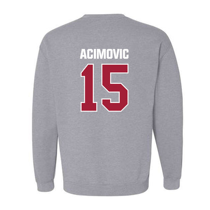 Indiana - NCAA Men's Basketball : Andrej Acimovic - Classic Shersey Crewneck Sweatshirt-1