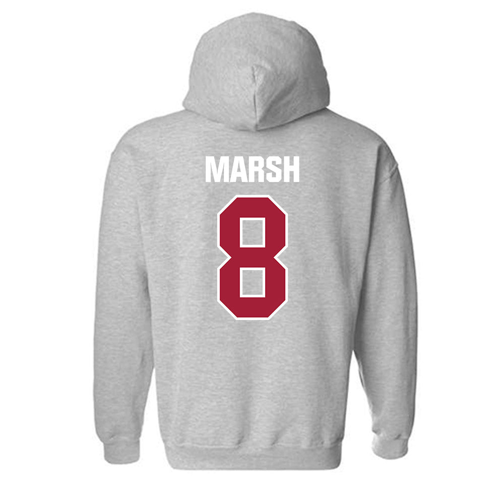 Indiana - NCAA Football : Nick Marsh - Classic Shersey Hooded Sweatshirt-1