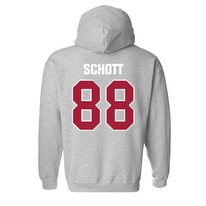 Indiana - NCAA Football : Brock Schott - Classic Shersey Hooded Sweatshirt-1