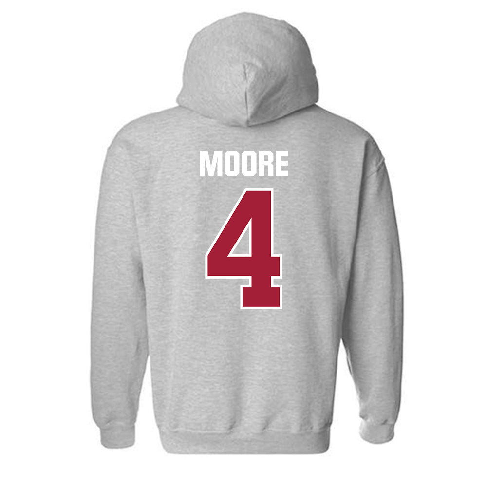 Indiana - NCAA Baseball : Will Moore - Classic Shersey Hooded Sweatshirt-1