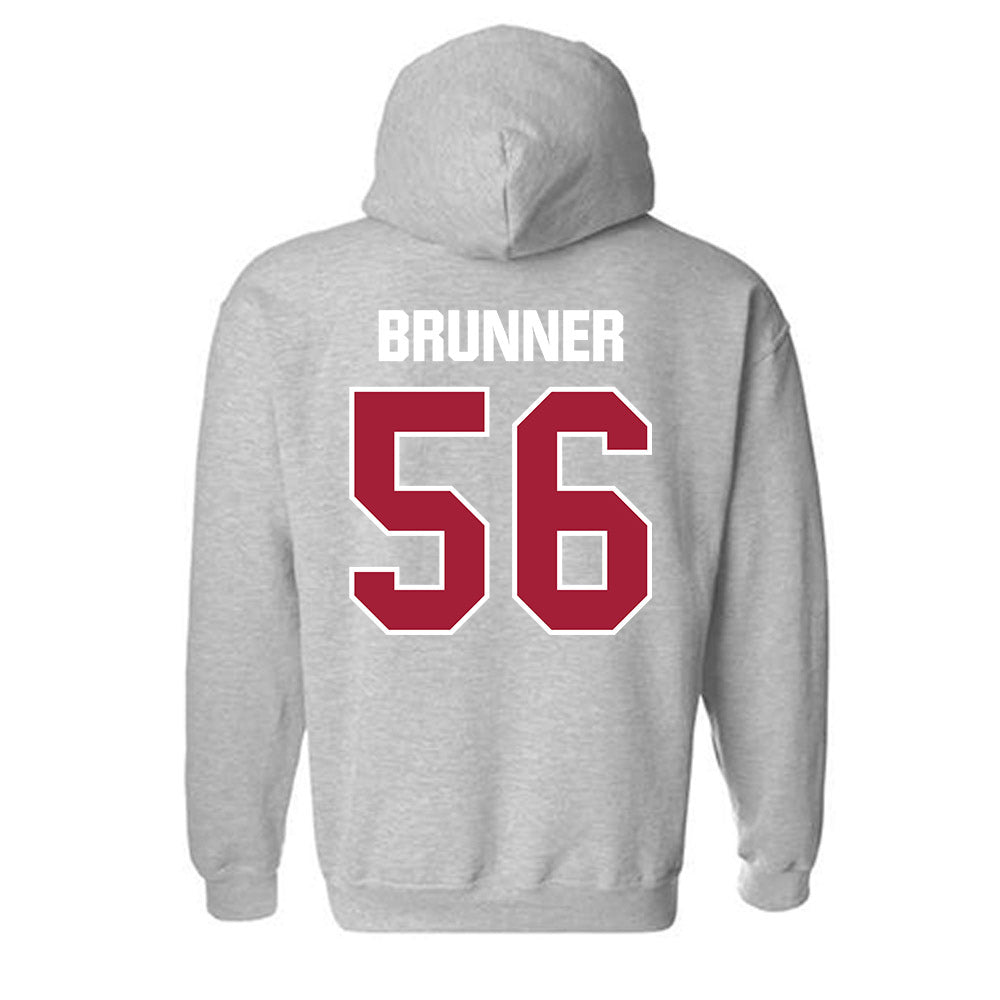 Indiana - NCAA Football : Joe Brunner - Classic Shersey Hooded Sweatshirt-1