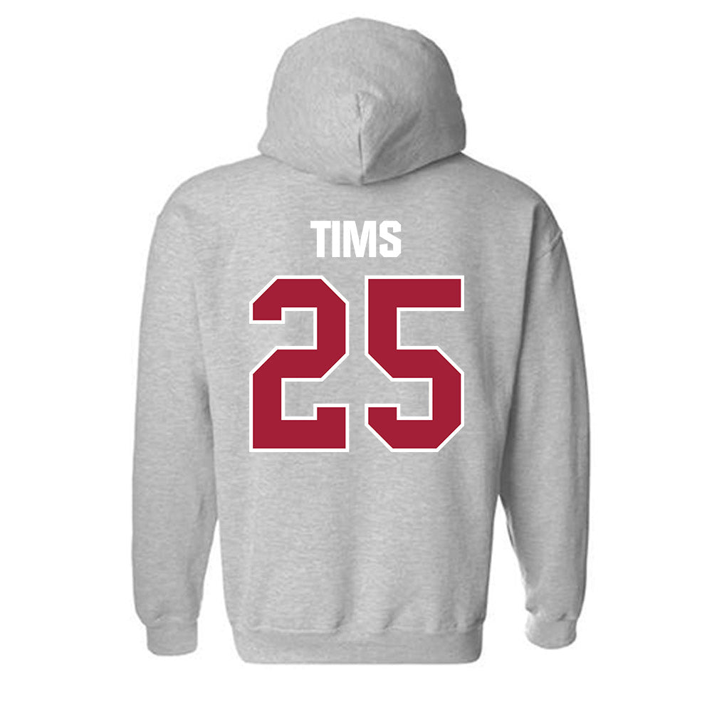 Indiana - NCAA Football : Dmontae Tims - Classic Shersey Hooded Sweatshirt-1