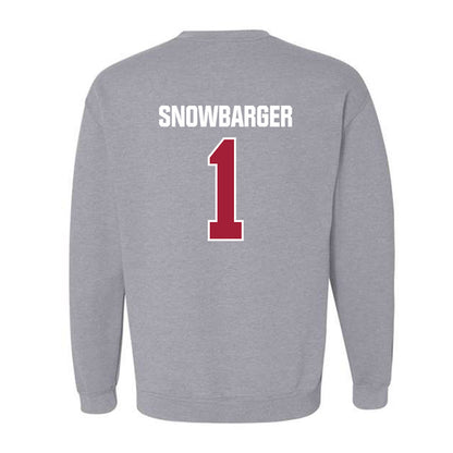 Indiana - NCAA Women's Volleyball : Sara Snowbarger - Classic Shersey Crewneck Sweatshirt-1
