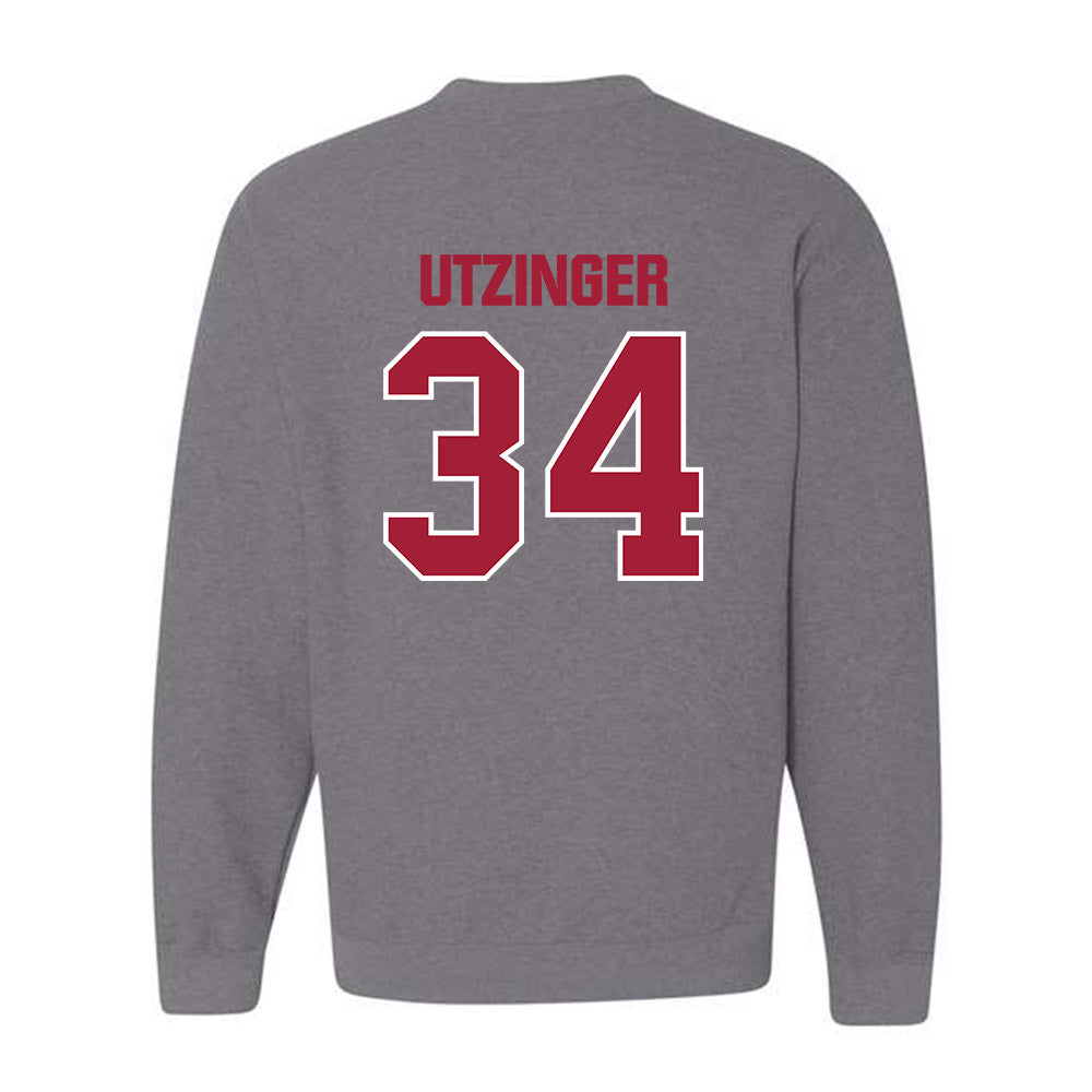 Indiana - NCAA Football : Jeff Utzinger - Classic Shersey Crewneck Sweatshirt-1