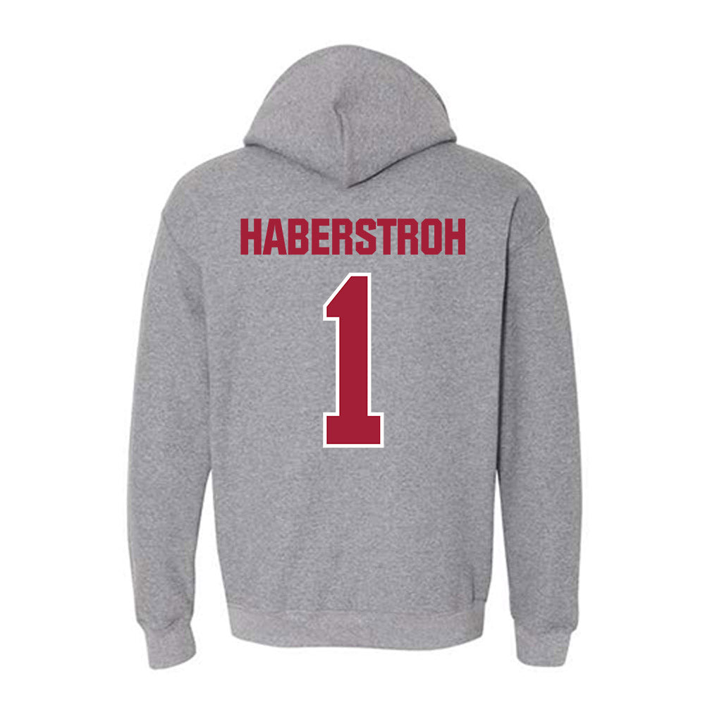 Indiana - NCAA Softball : Hannah Haberstroh - Classic Shersey Hooded Sweatshirt-1