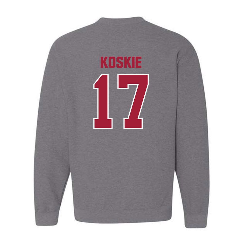 Indiana - NCAA Baseball : Caleb Koskie - Classic Shersey Crewneck Sweatshirt-1