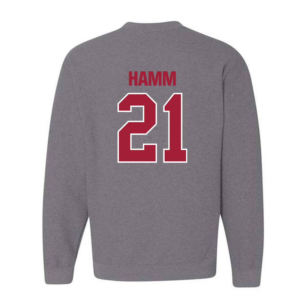Indiana - NCAA Women's Soccer : Grace Hamm - Classic Shersey Crewneck Sweatshirt-1