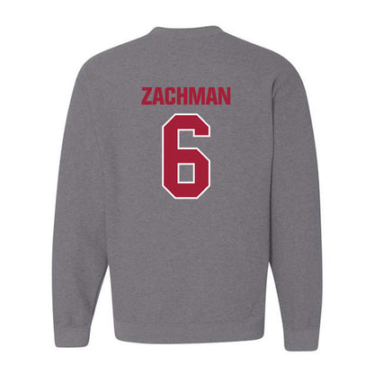 Indiana - NCAA Football : Preston Zachman - Classic Shersey Crewneck Sweatshirt-1
