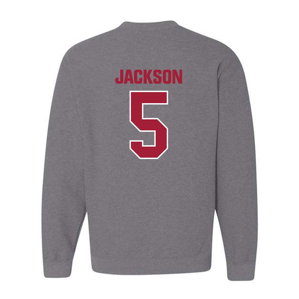 Indiana - NCAA Women's Volleyball : Audrey Jackson - Classic Shersey Crewneck Sweatshirt-1