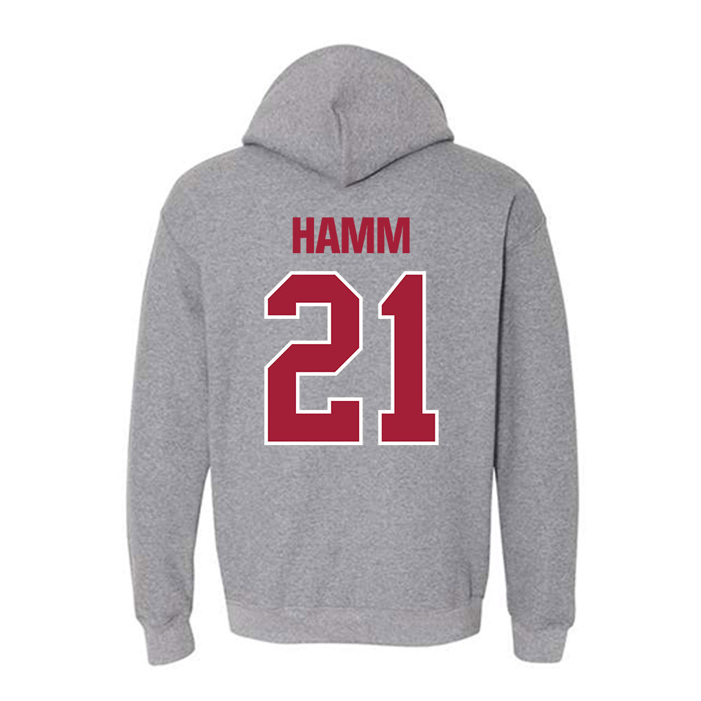 Indiana - NCAA Women's Soccer : Grace Hamm - Classic Shersey Hooded Sweatshirt-1