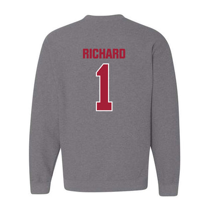 Indiana - NCAA Football : Turbo Richard - Classic Shersey Crewneck Sweatshirt-1