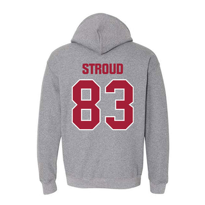Indiana - NCAA Football : Hunter Stroud - Classic Shersey Hooded Sweatshirt-1