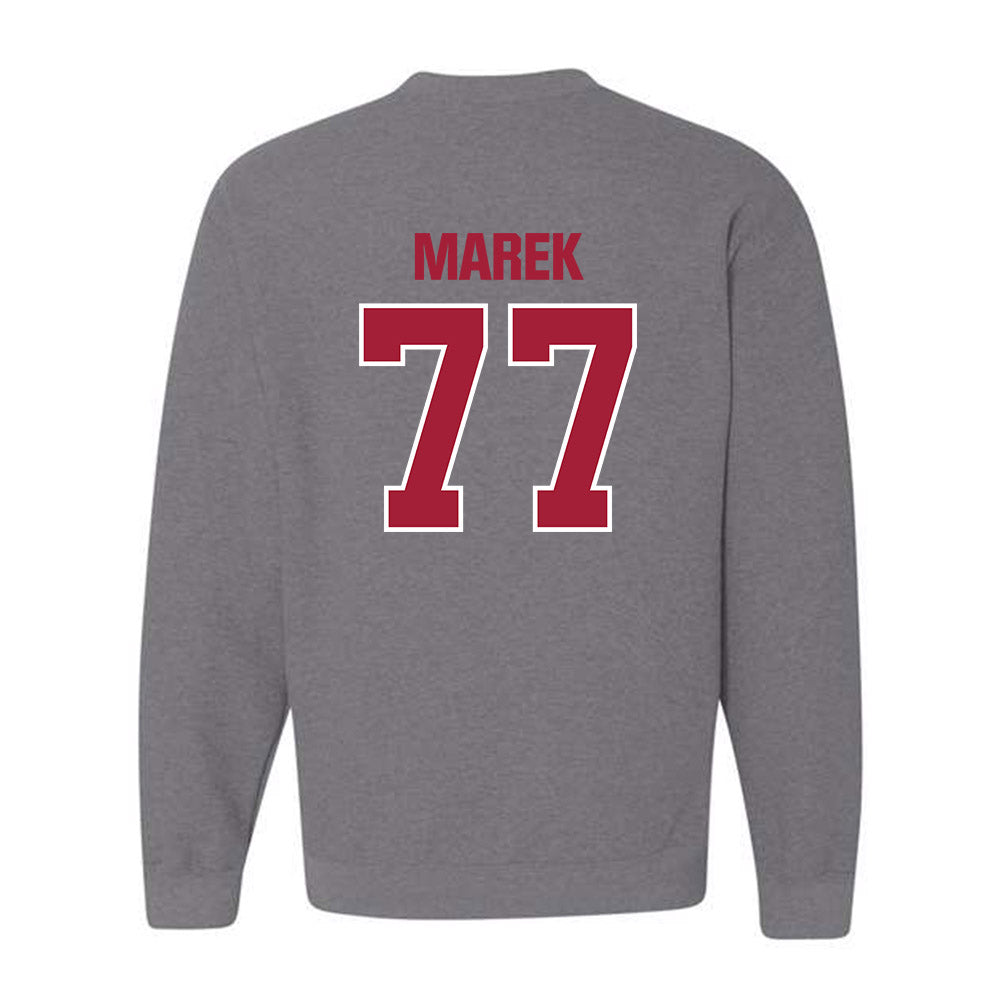 Indiana - NCAA Football : Matt Marek - Classic Shersey Crewneck Sweatshirt-1