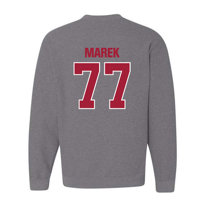 Indiana - NCAA Football : Matt Marek - Classic Shersey Crewneck Sweatshirt-1