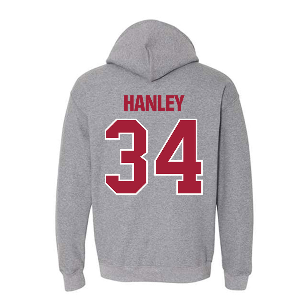 Indiana - NCAA Baseball : Jake Hanley - Classic Shersey Hooded Sweatshirt-1