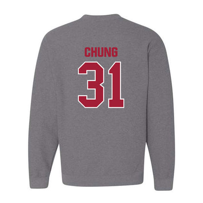 Indiana - NCAA Football : Anthony Chung - Classic Shersey Crewneck Sweatshirt-1