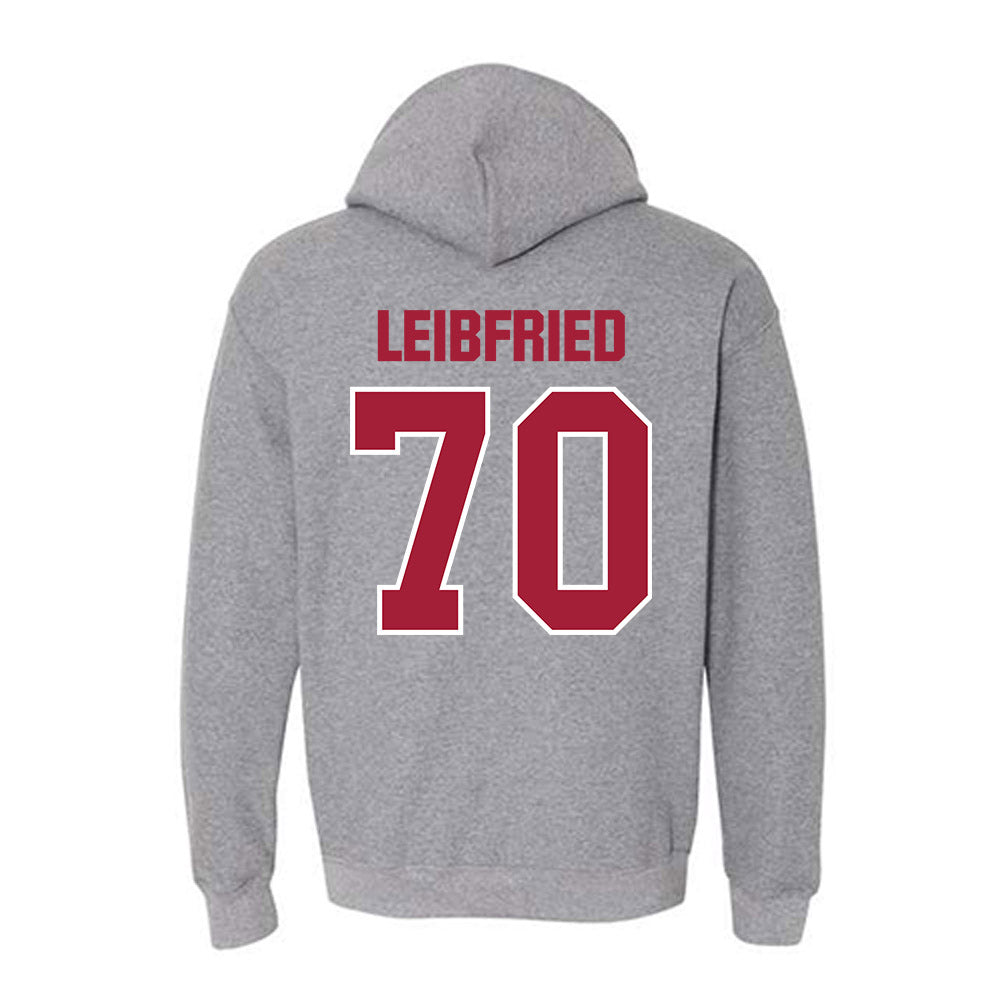 Indiana - NCAA Football : Austin Leibfried - Classic Shersey Hooded Sweatshirt-1