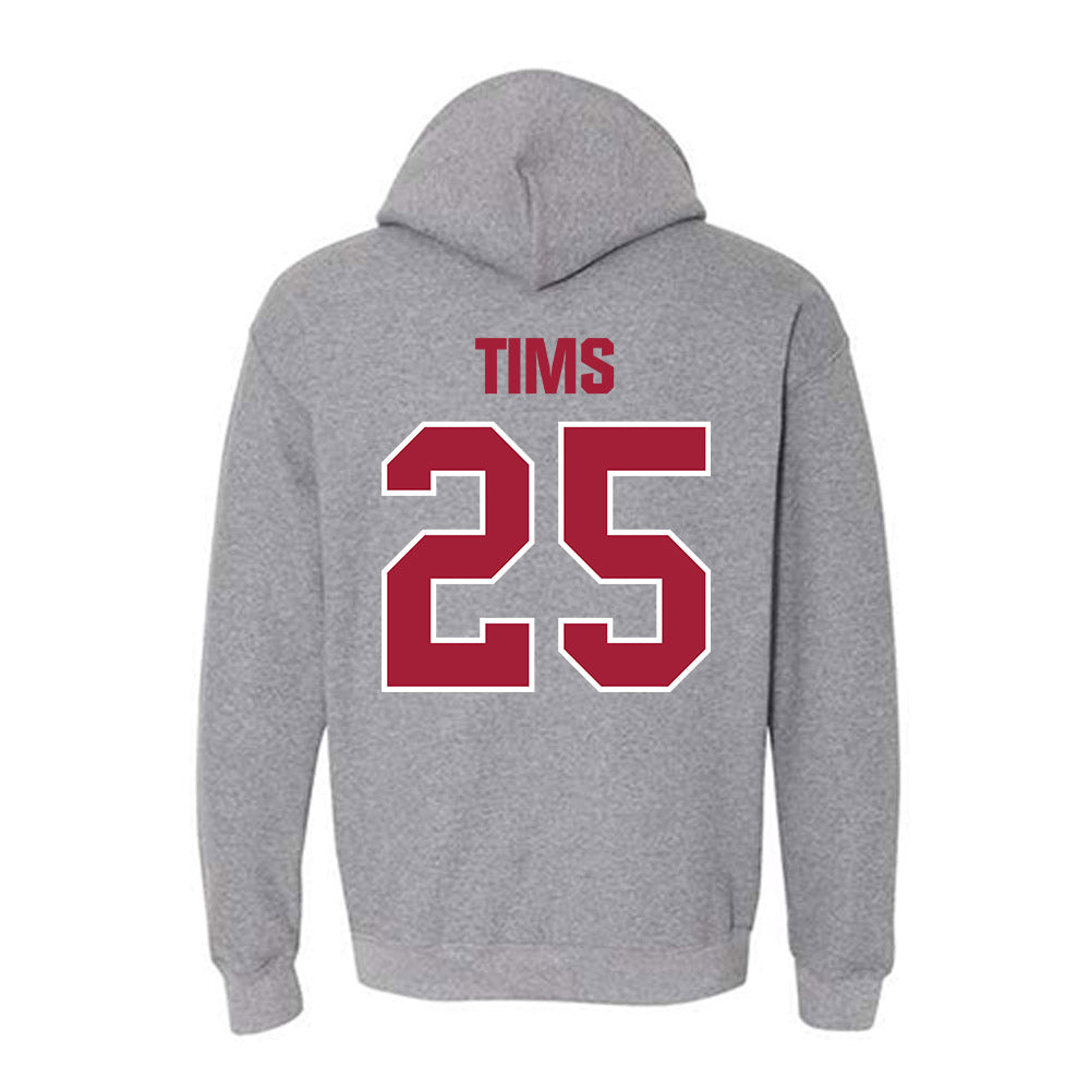 Indiana - NCAA Football : Dmontae Tims - Classic Shersey Hooded Sweatshirt-1