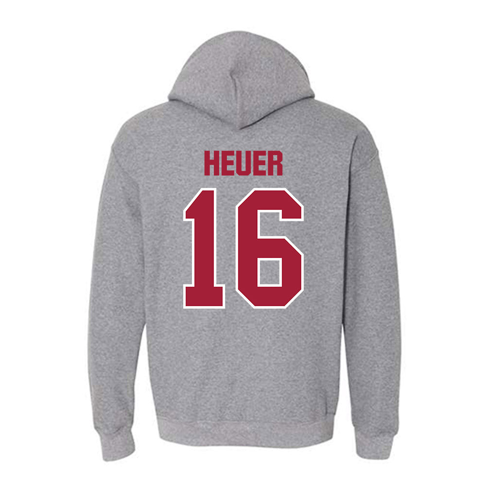 Indiana - NCAA Men's Soccer : Charles Heuer - Classic Shersey Hooded Sweatshirt-1
