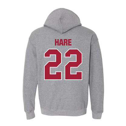 Indiana - NCAA Women's Basketball : Mackenzie Hare - Classic Shersey Hooded Sweatshirt-1