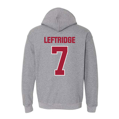 Indiana - NCAA Women's Volleyball : Hannah Leftridge - Classic Shersey Hooded Sweatshirt-1