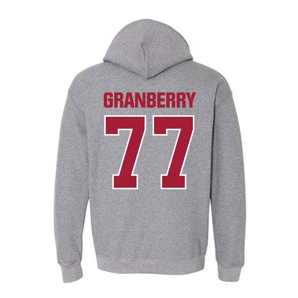 Indiana - NCAA Women's Volleyball : Kiki Granberry - Classic Shersey Hooded Sweatshirt-1
