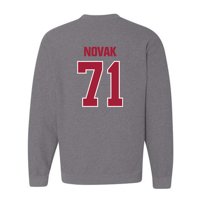 Indiana - NCAA Football : Benjamin Novak - Classic Shersey Crewneck Sweatshirt-1