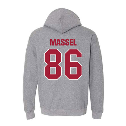 Indiana - NCAA Football : Bruno Massel - Classic Shersey Hooded Sweatshirt-1