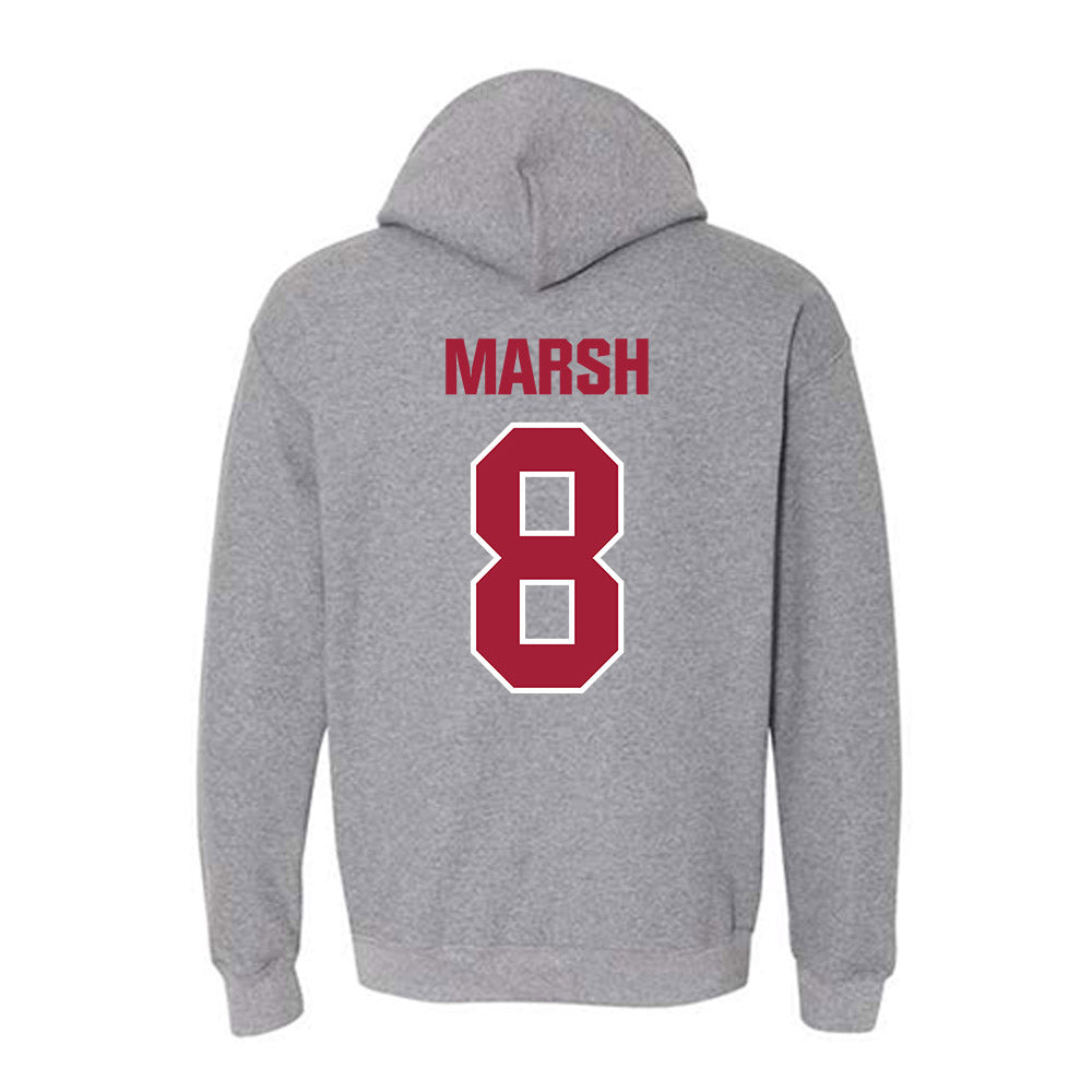 Indiana - NCAA Football : Nick Marsh - Classic Shersey Hooded Sweatshirt-1