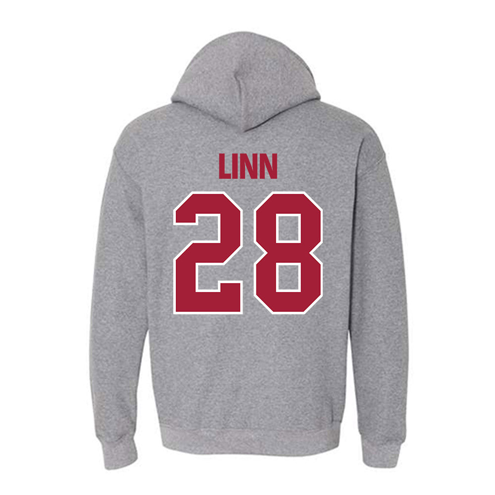 Indiana - NCAA Baseball : Conner Linn - Classic Shersey Hooded Sweatshirt-1