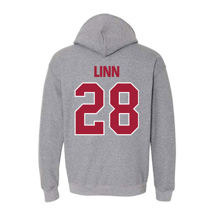 Indiana - NCAA Baseball : Conner Linn - Classic Shersey Hooded Sweatshirt-1