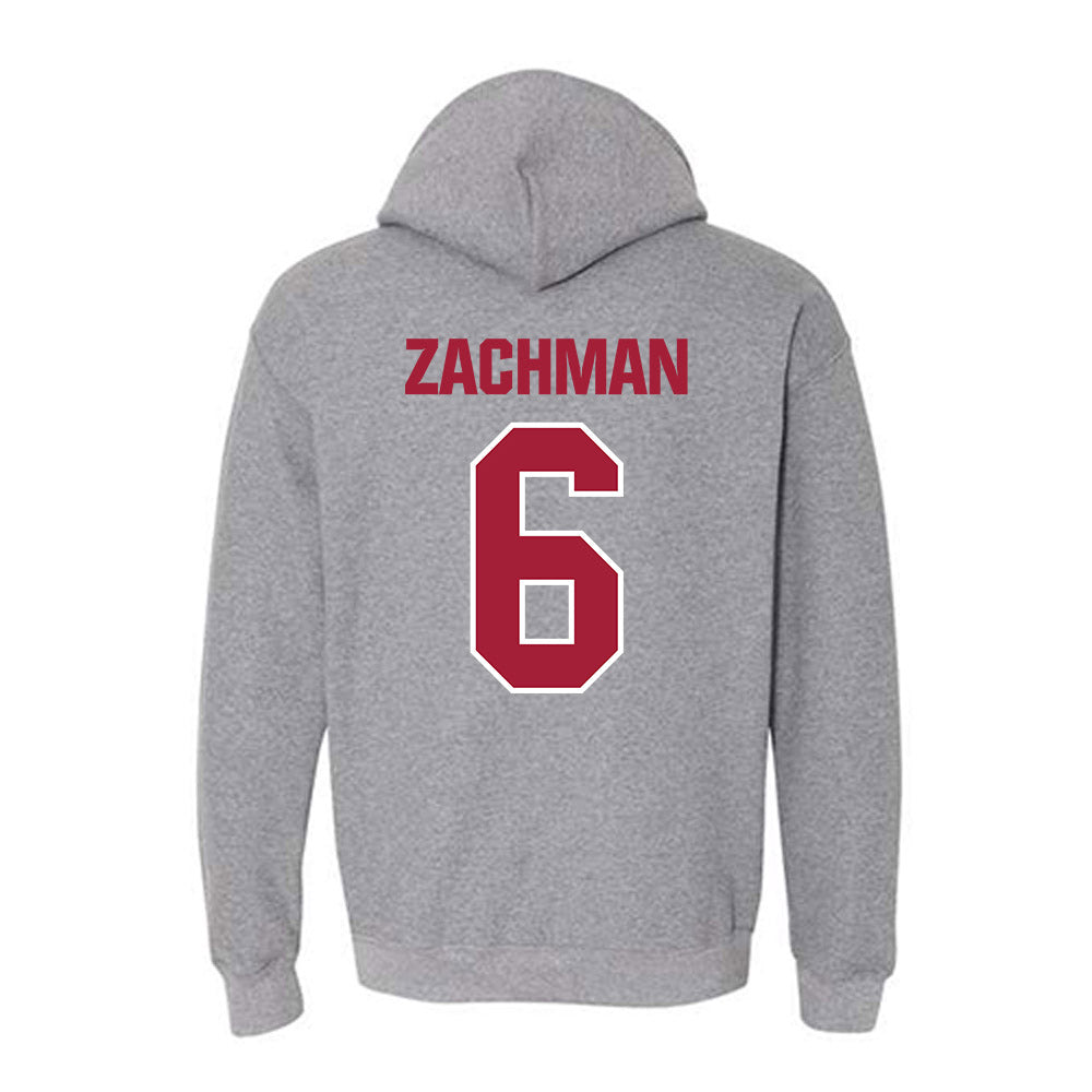 Indiana - NCAA Football : Preston Zachman - Classic Shersey Hooded Sweatshirt-1