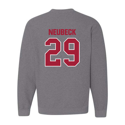 Indiana - NCAA Baseball : Tony Neubeck - Classic Shersey Crewneck Sweatshirt-1