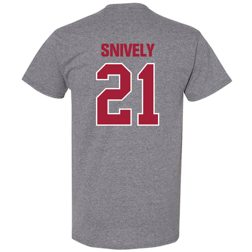Indiana - NCAA Men's Basketball : Drew Snively - Classic Shersey T-Shirt-1